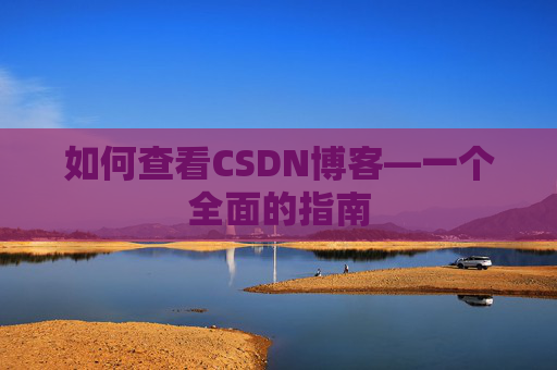 如何查看CSDN博客—一个全面的指南